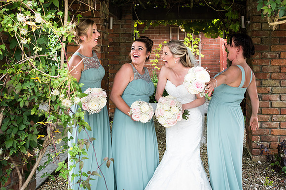 Bride and Bridesmaids